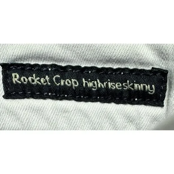 COH Women's Rocket Crop High Rise Skinny Light Purple Denim Jeans  Size 28x25.5* - Picture 5 of 9